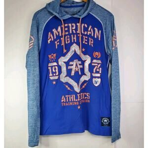 American Fighter Hoodie Lightweight Pullover MMA Fighter Training Mens Medium
